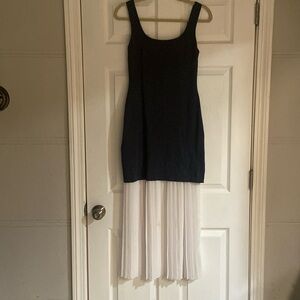 Bailey44 two tone dress with pleated bottom. Size XS